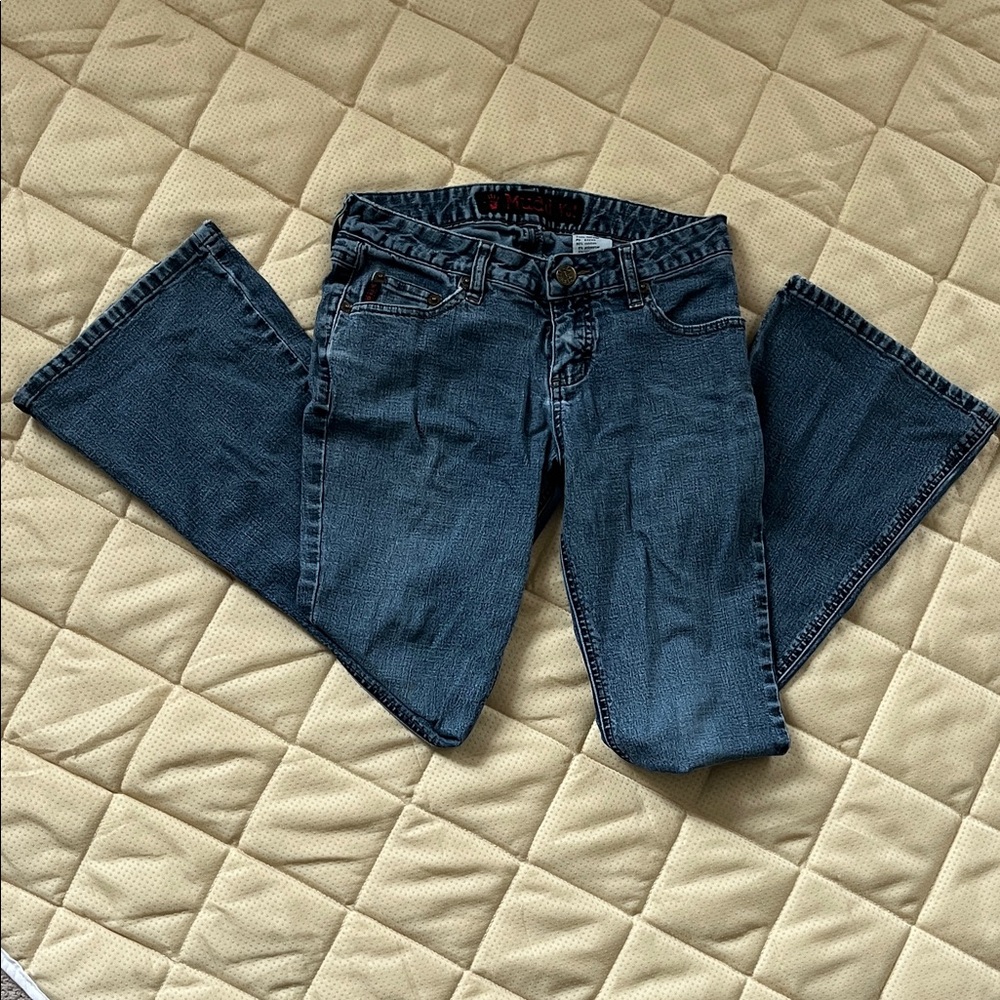 Mudd Wide Leg Jeans in Denim Blue